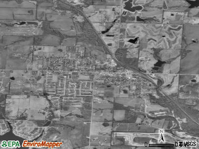 Greenwood satellite photo by USGS