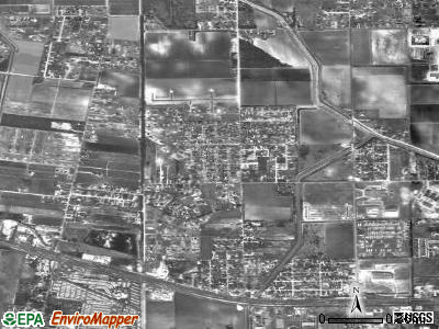 Midway North satellite photo by USGS