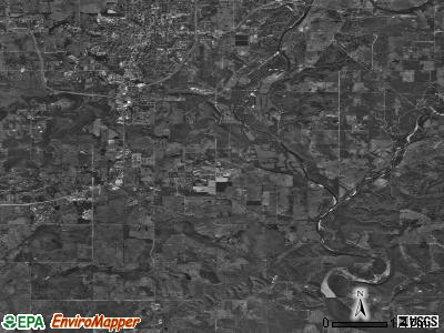 Park Hill satellite photo by USGS