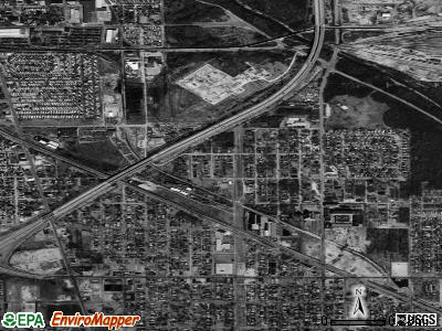 Dixmoor satellite photo by USGS