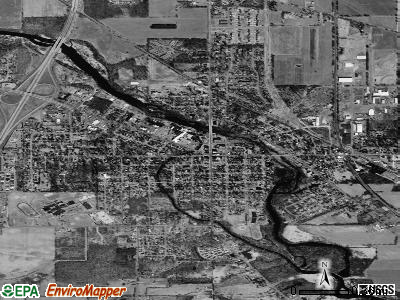 Plainwell satellite photo by USGS