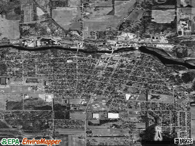 Otsego satellite photo by USGS