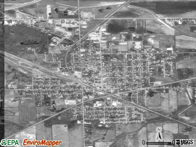 Durand satellite photo by USGS