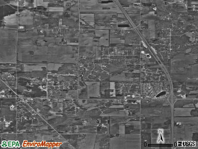 Roselawn satellite photo by USGS