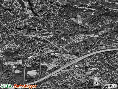Crescent Springs satellite photo by USGS