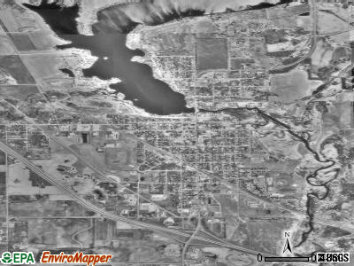 Sauk Centre satellite photo by USGS