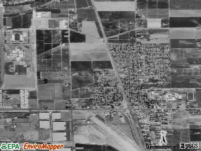 Cresco satellite photo by USGS
