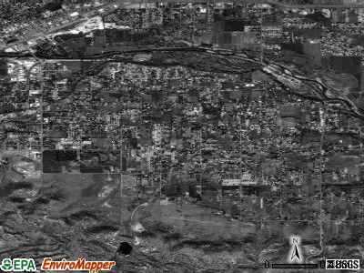 Lincoln Park satellite photo by USGS