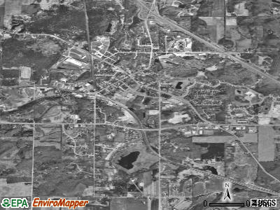 Slinger satellite photo by USGS