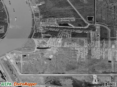 Poydras satellite photo by USGS