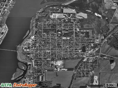 Fulton satellite photo by USGS