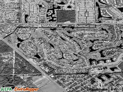Lely satellite photo by USGS