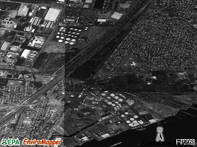 Westway satellite photo by USGS