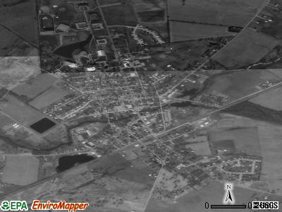 Cedarville satellite photo by USGS