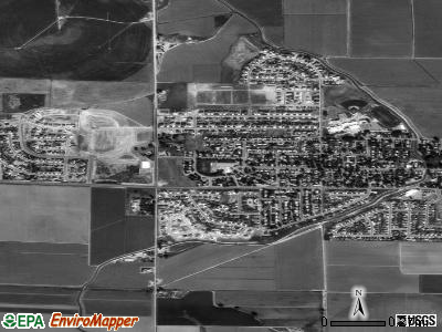 Johnstown satellite photo by USGS