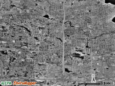 Edina satellite photo by USGS