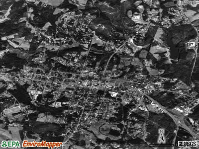 Walhalla satellite photo by USGS