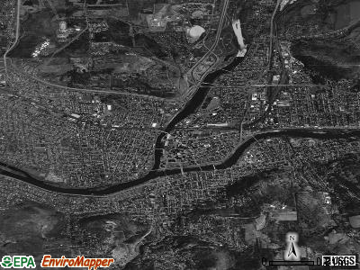 Binghamton satellite photo by USGS