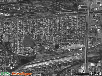 Sloan satellite photo by USGS