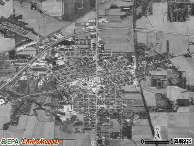 Marshall satellite photo by USGS