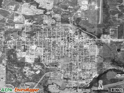 Eastland satellite photo by USGS