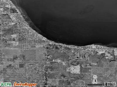 Houghton Lake satellite photo by USGS
