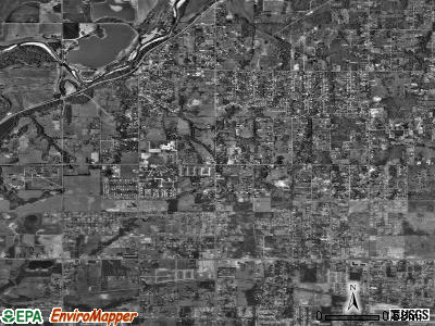 Spencer satellite photo by USGS