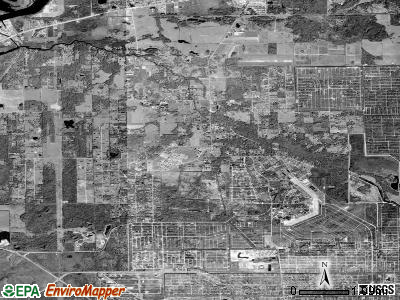 Buckingham satellite photo by USGS