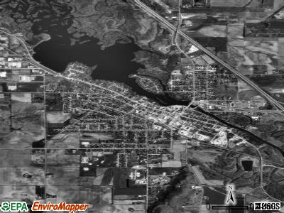 Mauston satellite photo by USGS