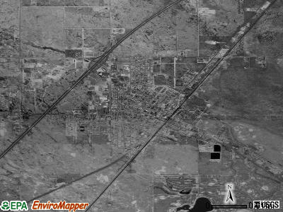 Willcox satellite photo by USGS