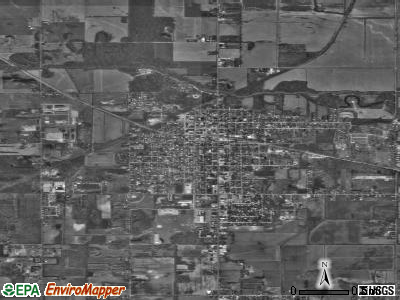 Knox satellite photo by USGS