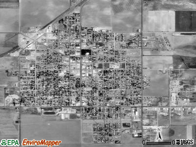 Hugoton satellite photo by USGS