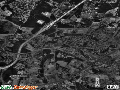 Southern Shops satellite photo by USGS