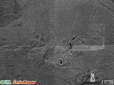 Ajo satellite photo by USGS