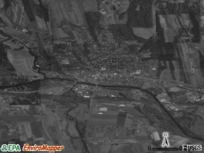 Taylor Lake Village satellite photo by USGS