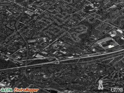 Fort Washington satellite photo by USGS