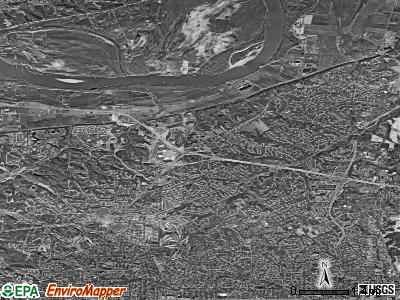 Chesterfield satellite photo by USGS