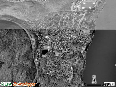 Highland Falls satellite photo by USGS
