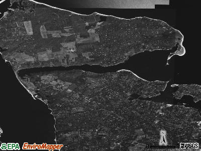 Lloyd Harbor satellite photo by USGS