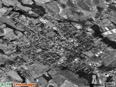 Bishopville satellite photo by USGS