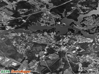 Northlake satellite photo by USGS