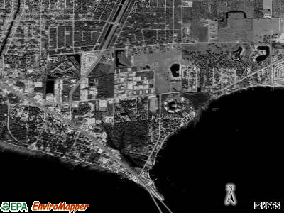 Charlotte Harbor satellite photo by USGS