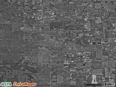 Mishawaka satellite photo by USGS