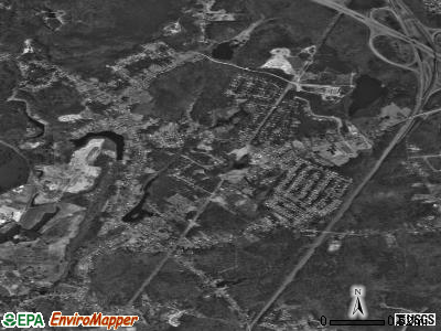 Raynham Center satellite photo by USGS