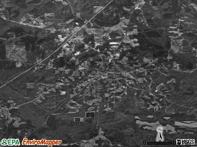 Evergreen satellite photo by USGS
