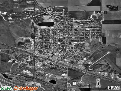 Gothenburg satellite photo by USGS