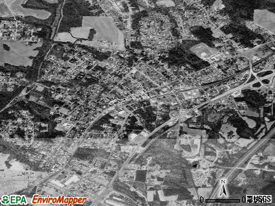 China Grove satellite photo by USGS