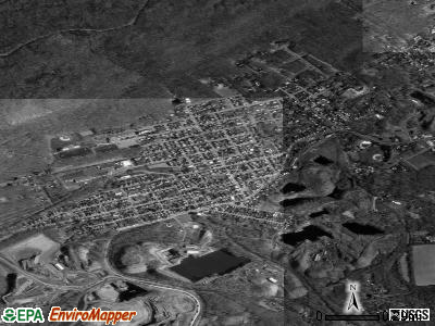 Pen Argyl satellite photo by USGS