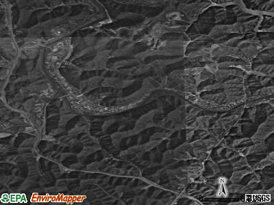 Prestonsburg satellite photo by USGS
