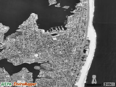 Monmouth Beach satellite photo by USGS